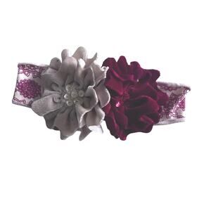 Giggle Moon Infant Headband with Floral Detail - Excellent!